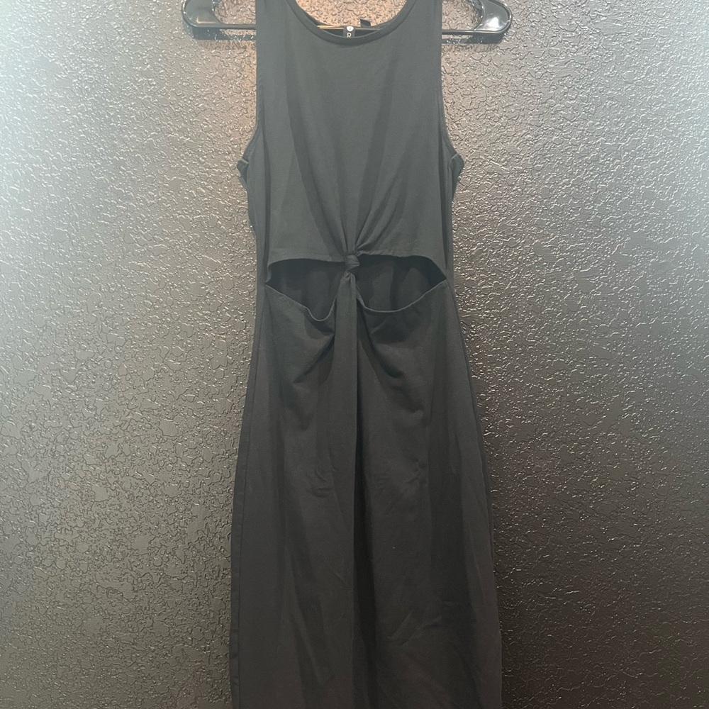 Cotton On Black front cutout Dress